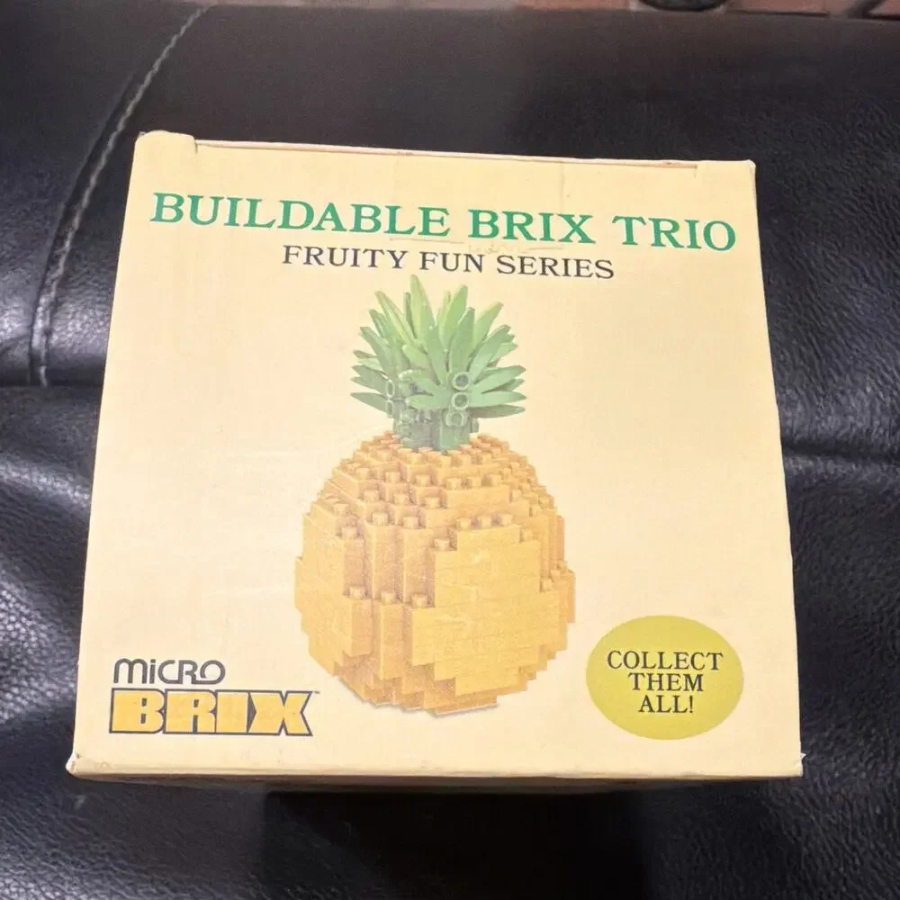 Micro Brix Buildable Brix Trio Fruity Fun Pineapple 184pc Set 64138